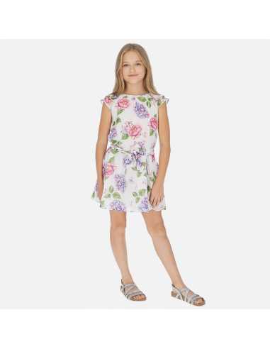 VESTIDO GASA ESTAMPADO