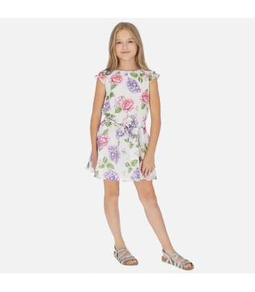 VESTIDO GASA ESTAMPADO