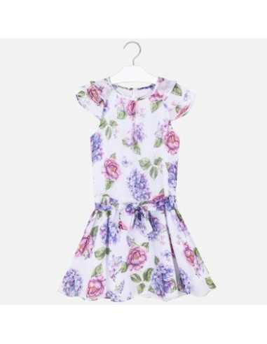 VESTIDO GASA ESTAMPADO