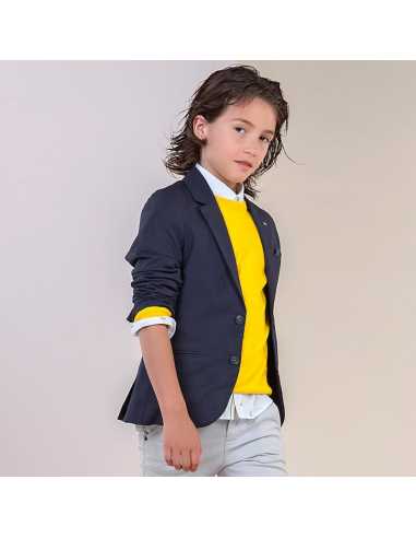 Chaqueta lino lisa niño