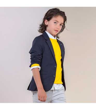 Chaqueta lino lisa niño