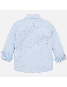 Camisa manga larga microestampado niño 2