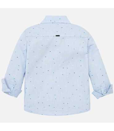 Camisa manga larga microestampado niño