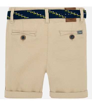 Bermudas piqué cinturón niño