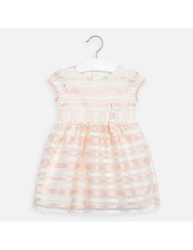 VESTIDO ORGANZA RAYAS