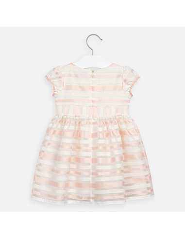 VESTIDO ORGANZA RAYAS