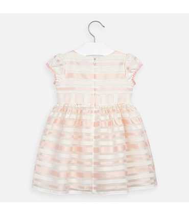 VESTIDO ORGANZA RAYAS