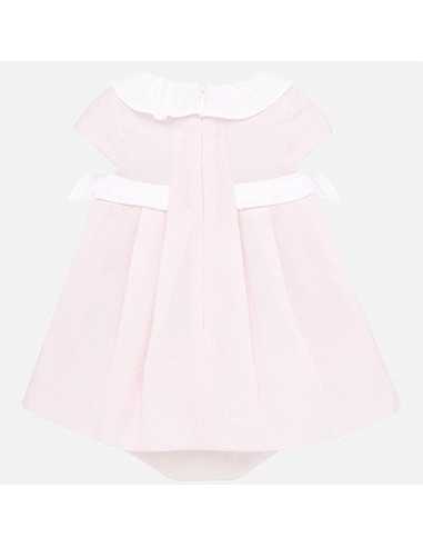 VESTIDO CAPOTA Y BRAGA PIQUE