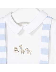 Pelele peto rayas bebé recién nacido 2