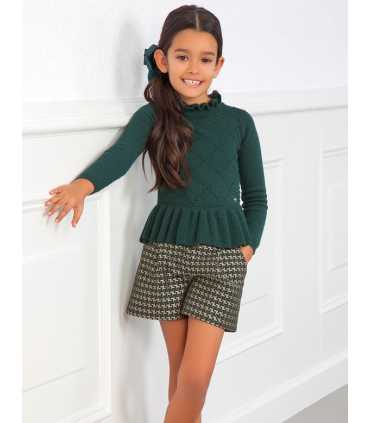 BERMUDA JACQUARD PATA DE GALLO