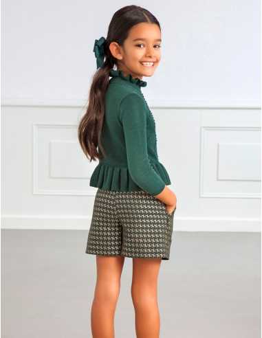 BERMUDA JACQUARD PATA DE GALLO