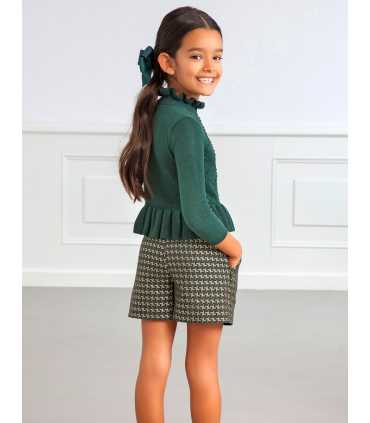 BERMUDA JACQUARD PATA DE GALLO