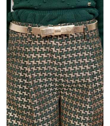 BERMUDA JACQUARD PATA DE GALLO