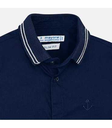 Camisa manga corta lisa niño