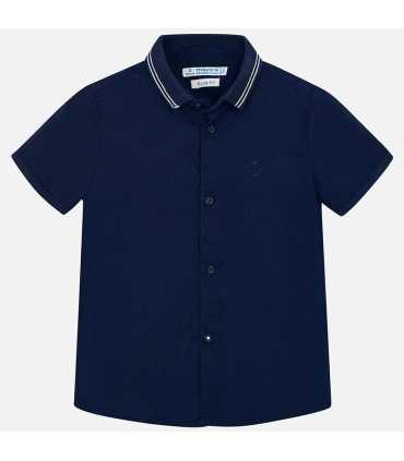 Camisa manga corta lisa niño