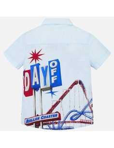 Camisa manga corta dibujos verano niño 2
