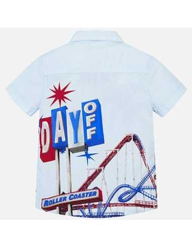 Camisa manga corta dibujos verano niño