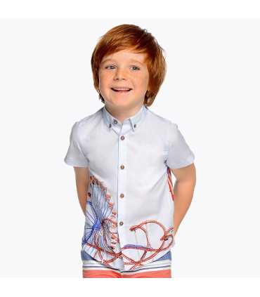 Camisa manga corta dibujos verano niño