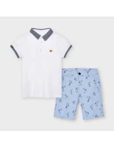 CONJ. BERMUDA ESTAMPADAD POLO