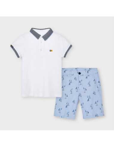 CONJ. BERMUDA ESTAMPADAD POLO
