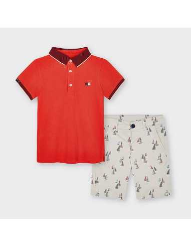 CONJ. BERMUDA ESTAMPADAD POLO