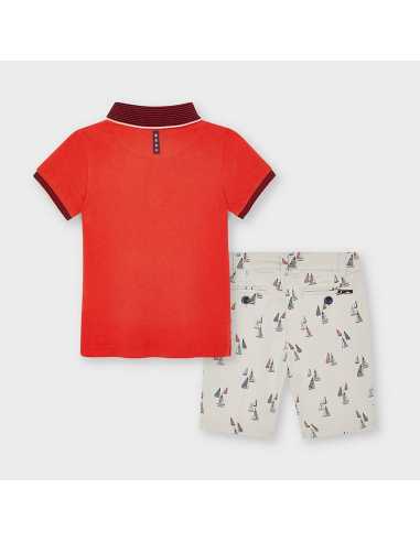 CONJ. BERMUDA ESTAMPADAD POLO