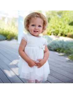 Vestido tul vuelo bebé niña