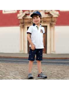 Bermudas chino estampadas niño