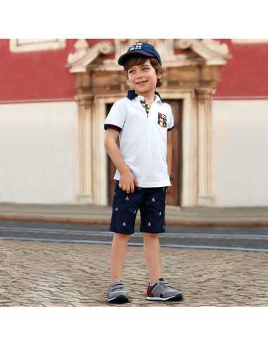 Bermudas chino estampadas niño