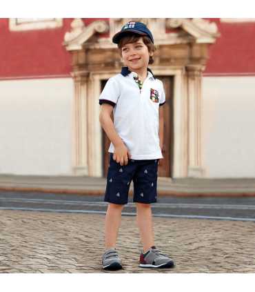 Bermudas chino estampadas niño