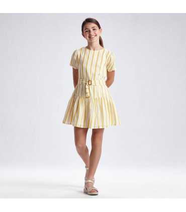 VESTIDO RAYAS CINTURON
