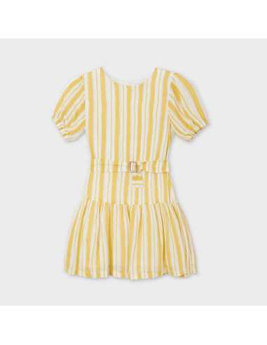 VESTIDO RAYAS CINTURON