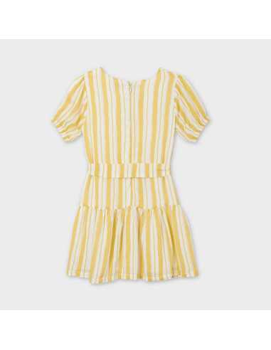 VESTIDO RAYAS CINTURON