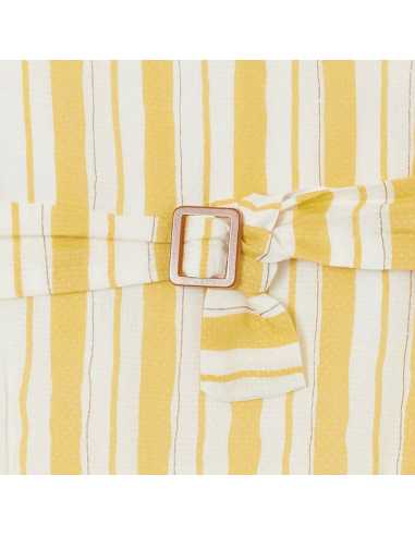VESTIDO RAYAS CINTURON