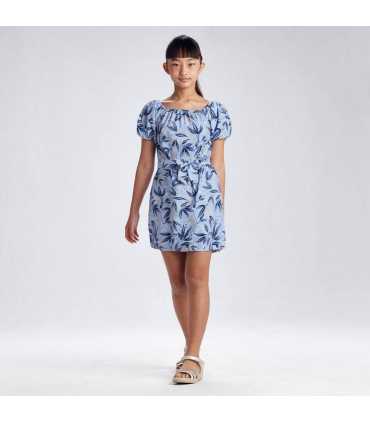 VESTIDO ESTAMPADO HOJAS