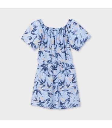 VESTIDO ESTAMPADO HOJAS