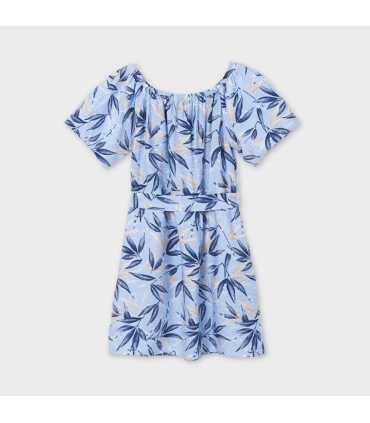 VESTIDO ESTAMPADO HOJAS