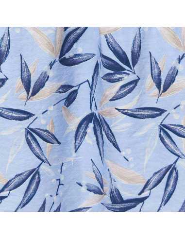 VESTIDO ESTAMPADO HOJAS