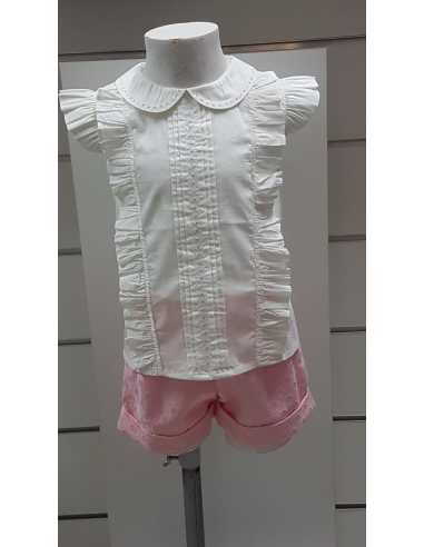 Bluson Popelin Strass