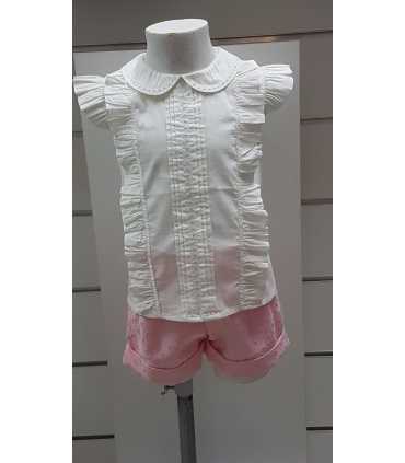 Bluson Popelin Strass