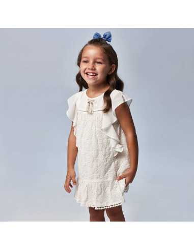 VESTIDO GASA BORDADO