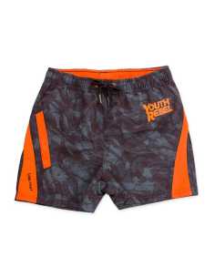 Bañador de color gris con estampado de camuflaje.