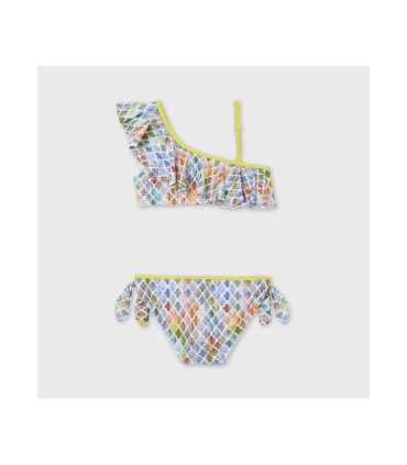 BIKINI ASIMETRICO VOLANTES