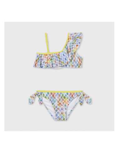BIKINI ASIMETRICO VOLANTES