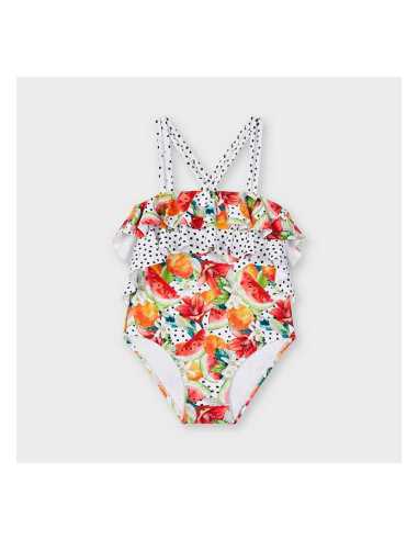 BAÑADOR NIÑA VOLANTES