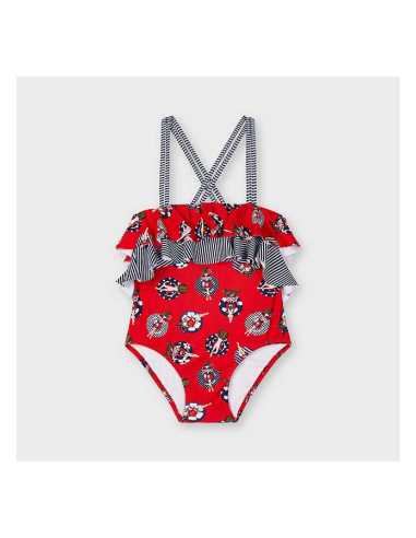 BAÑADOR NIÑA VOLANTES