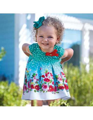 Vestido tirantes lunares bebé niña