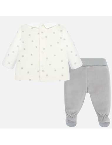 Conjunto polaina y camiseta animalito bebé niño recién nacido