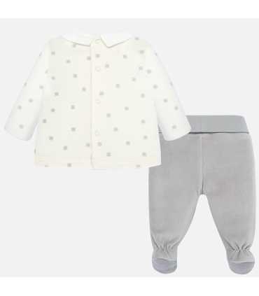 Conjunto polaina y camiseta animalito bebé niño recién nacido