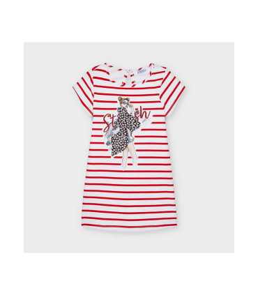 VESTIDO PUNTO RAYAS MUÑECAS